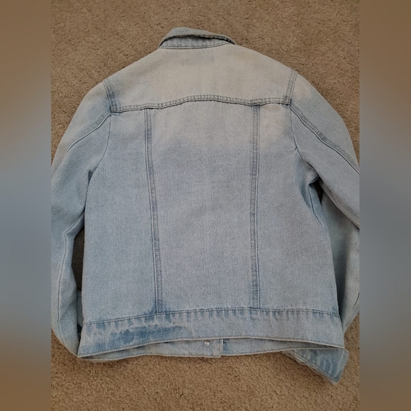 Refuge Acid Wash Denim Jacket - Picture 3 of 5